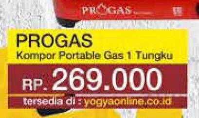 Promo Harga PROGAS Kompor 1 Tungku Portable  - Yogya