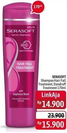 Promo Harga SERASOFT Shampoo Hairfall Treatment, Anti Dandruff 170 ml - Alfamidi