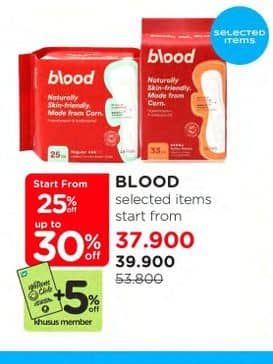 Promo Harga Blood Ultra-thin Corn Liners  - Watsons