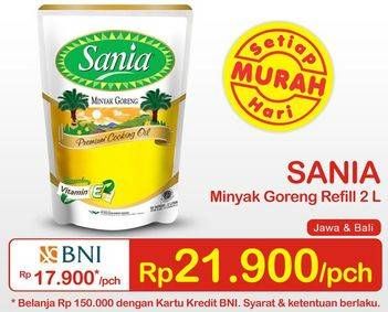 Promo Harga SANIA Minyak Goreng 2 ltr - Indomaret