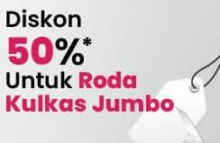 Promo Harga Diskon 50% untuk Roda Kulkas Jumbo  - COURTS