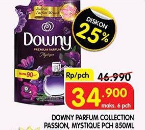 Promo Harga Downy Parfum Collection Passion, Mystique 850 ml - Superindo