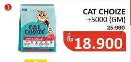 Promo Harga CAT CHOIZE + Tuna Salmon 500 gr - Alfamidi