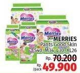 Promo Harga Merries Pants Good Skin L30, M34, XL26, S40 26 pcs - LotteMart