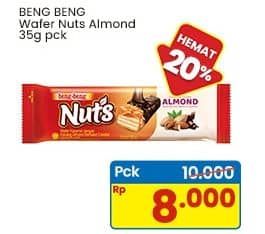 Promo Harga Beng-beng Wafer Nuts Almond 35 gr - Indomaret