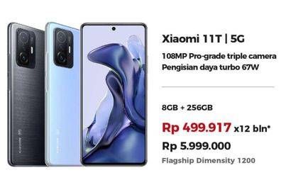 Promo Harga XIAOMI 11T 8 GB + 256 GB  - Erafone