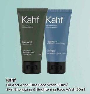 Promo Harga Kahf Face Wash Oil And Acne Care, Skin Energizing And Brightening 100 ml - TIP TOP