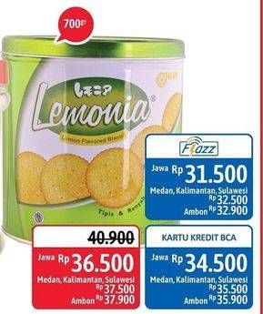 Promo Harga NISSIN Cookies Lemonia Lemon 700 gr - Alfamidi