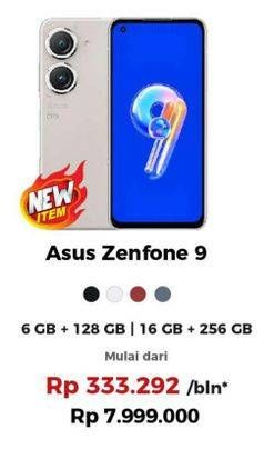 Promo Harga Asus Zenfone 9 Smartphone 6 GB + 128 GB, 16 GB + 256 GB  - Erafone