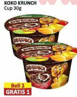 Promo Harga Nestle Koko Krunch Cereal Breakfast Combo Pack Double Choco, Maxx, Reguler 30 gr - Alfamart