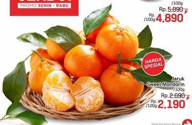 Promo Harga Sunpride Sweet Mandarin per 100 gr - LotteMart