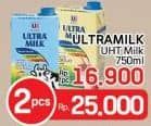 Promo Harga Ultra Milk Susu UHT 750 ml - LotteMart