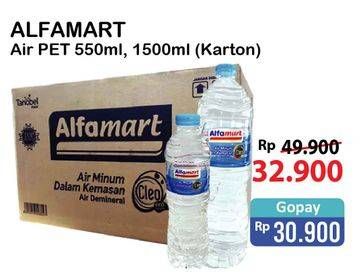 Promo Harga ALFAMART Air Mineral 550 ml - Alfamart