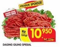 Promo Harga Daging Giling Sapi Spesial per 100 gr - Superindo