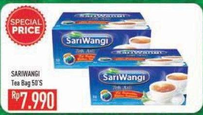 Promo Harga Sariwangi Teh Asli 50 pcs - Hypermart