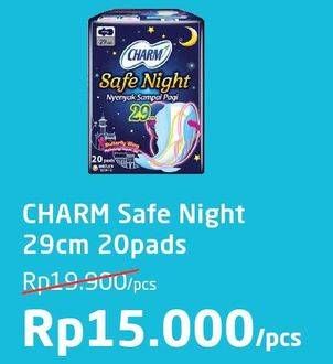 Promo Harga Charm Safe Night Wing 29cm 20 pcs - Alfamart