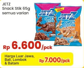 Promo Harga Jetz Stick Snack All Variants 65 gr - Indomaret