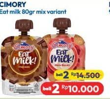 Promo Harga Cimory Eat Milk 80 gr - Hypermart