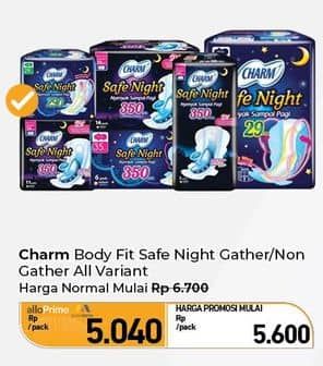 Promo Harga Charm Safe Night Wing 29cm 5 pcs - Carrefour