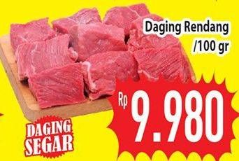 Promo Harga Daging Rendang Sapi per 100 gr - Hypermart