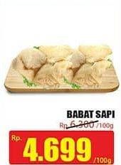 Promo Harga Sapi Babat per 100 gr - Hari Hari