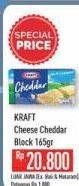 Promo Harga KRAFT Cheese Cheddar 165 gr - Hypermart