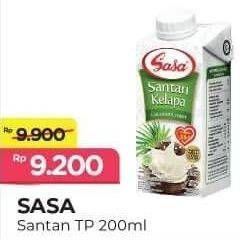 Promo Harga SASA Santan Cair 200 ml - Alfamart