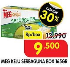 Promo Harga MEG Keju Serbaguna 165 gr - Superindo