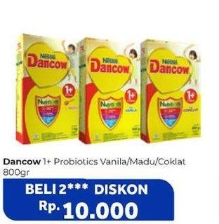 Promo Harga DANCOW Nutritods 1+ Cokelat, Madu, Vanila 800 gr - Carrefour