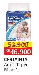 Promo Harga Certainty Adult Diapers M10 10 pcs - Alfamart