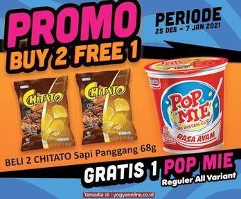 Promo Harga CHITATO Snack Potato Chips Sapi Panggang 68 gr - Yogya