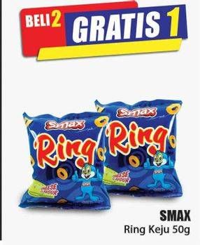 Promo Harga SMAX Snack Ring 50 gr - Hari Hari
