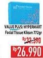 Promo Harga Value Plus/Hypermart Facial Tissue  - Hypermart