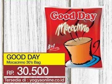 Promo Harga Good Day Instant Coffee 3 in 1 30 pcs - Yogya