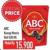 Promo Harga ABC Kecap Manis 520 ml - Hypermart