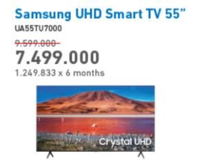 Promo Harga SAMSUNG UHD Smart TV 55  - Electronic City