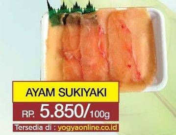 Promo Harga Ayam Sukiyaki per 100 gr - Yogya