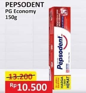 Promo Harga Pepsodent Pasta Gigi Pencegah Gigi Berlubang White 150 gr - Alfamart