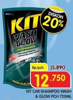 Promo Harga KIT Car Shampoo Wash & Glow 800 ml - Superindo
