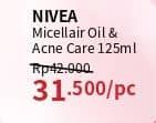Promo Harga Nivea MicellAir Skin Breathe Micellar Water Oil Acne Care 125 ml - Guardian