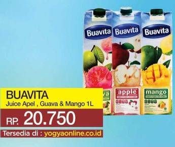Promo Harga BUAVITA Fresh Juice Apple, Guava, Mango 1 ltr - Yogya