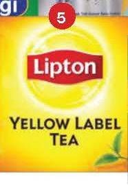Promo Harga Lipton Yellow Label Tea Envelope, Non Envelope per 100 pcs - Carrefour