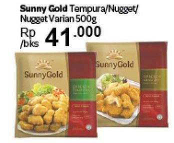 Promo Harga SUNNY GOLD Chicken Nugget/ Tempura 500 gr - Carrefour