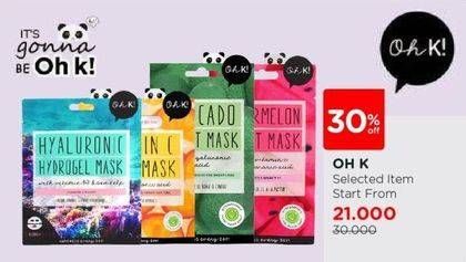 Promo Harga Oh K Sheet Mask 20 ml - Watsons