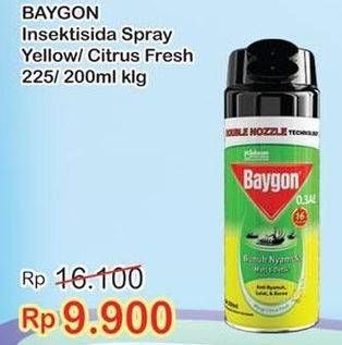 Promo Harga BAYGON Insektisida Spray 200ml/225ml  - Indomaret