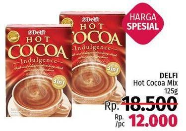 Promo Harga Delfi Hot Cocoa Indulgence 125 gr - LotteMart