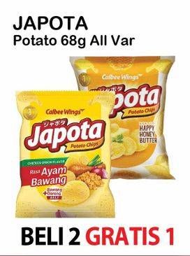 Promo Harga JAPOTA Potato Chips All Variants 68 gr - Alfamart