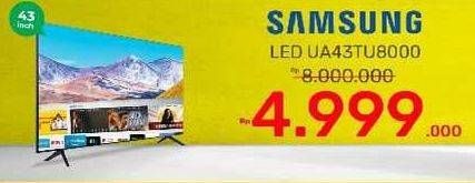 Promo Harga SAMSUNG UA43TU8000 UHD Smart TV 43"  - Yogya