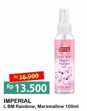 Promo Harga CUSSONS IMPERIAL LEATHER Body Mist Marshmallow, Rainbow Cotton Candy 100 ml - Alfamart