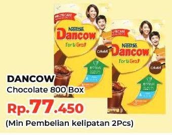 Promo Harga Dancow FortiGro Susu Bubuk Instant Cokelat 800 gr - Yogya